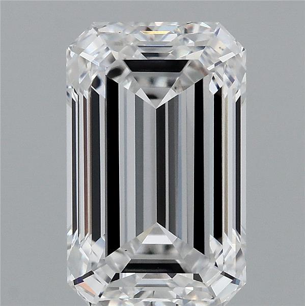 4.00 Carat Emerald Lab Grown Diamond, Excellent Polish, D Color, VS1 Clarity