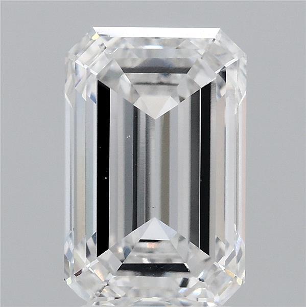 4.01 Carat Emerald Lab Grown Diamond, Excellent Polish, D Color, VS1 Clarity
