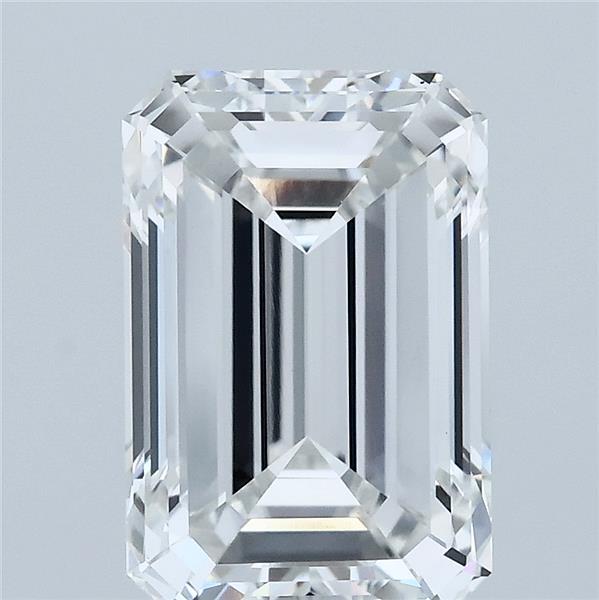 4.05 Carat Emerald Lab Grown Diamond, Excellent Polish, E Color, VS1 Clarity