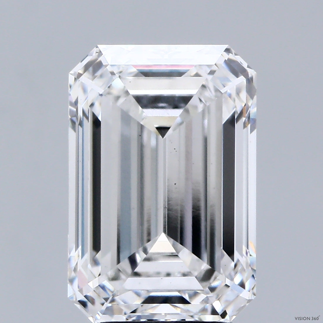 4.32 Carat Emerald Lab Grown Diamond, Excellent Polish, E Color, VS1 Clarity