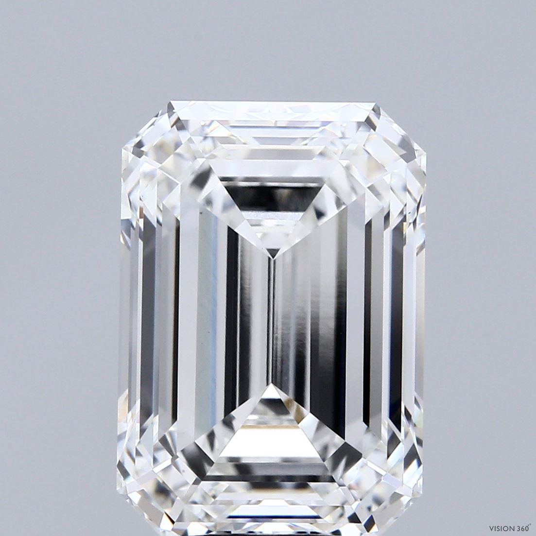 8.05 Carat Emerald Lab Grown Diamond, Excellent Polish, F Color, VS1 Clarity