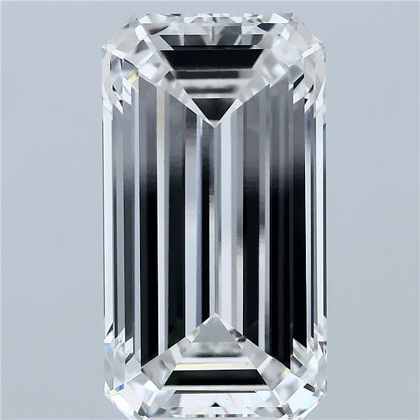 8.20 Carat Emerald Lab Grown Diamond, Excellent Polish, F Color, VS1 Clarity