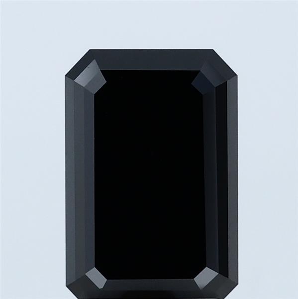 2.05 Carat Emerald Lab Grown Diamond, Fancy Black Color