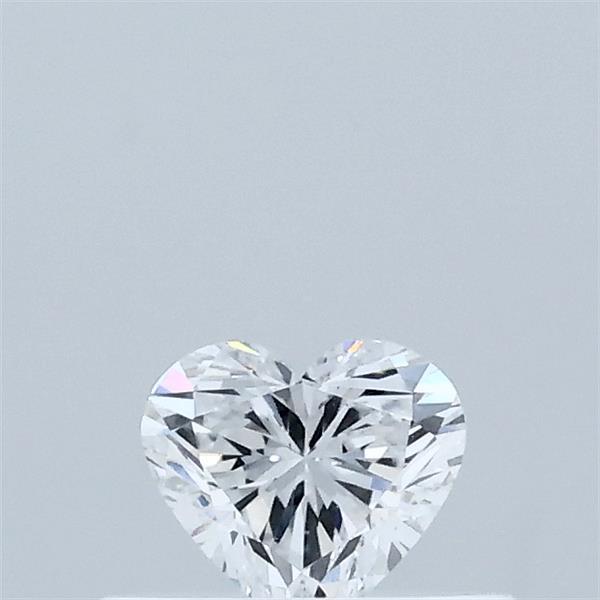 0.31 Carat Heart Lab Grown Diamond, Very Good Polish, D Color, VS1 Clarity
