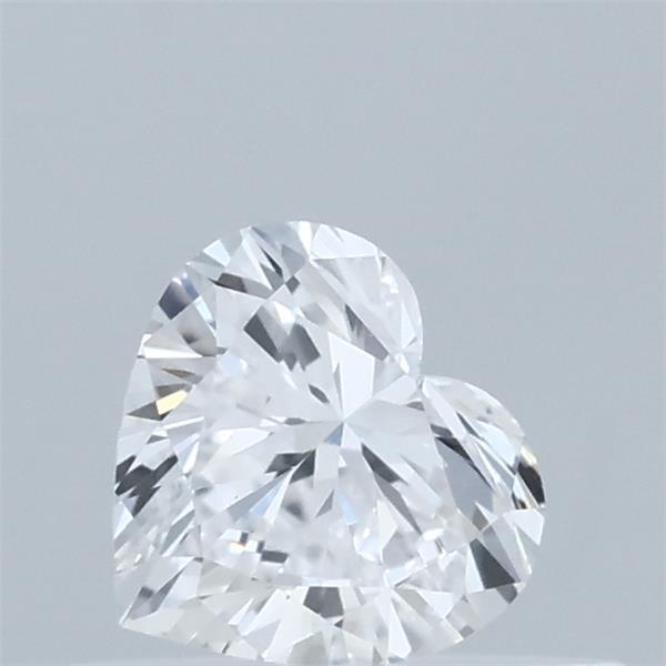 0.34 Carat Heart Lab Grown Diamond, Excellent Polish, D Color, VVS2 Clarity