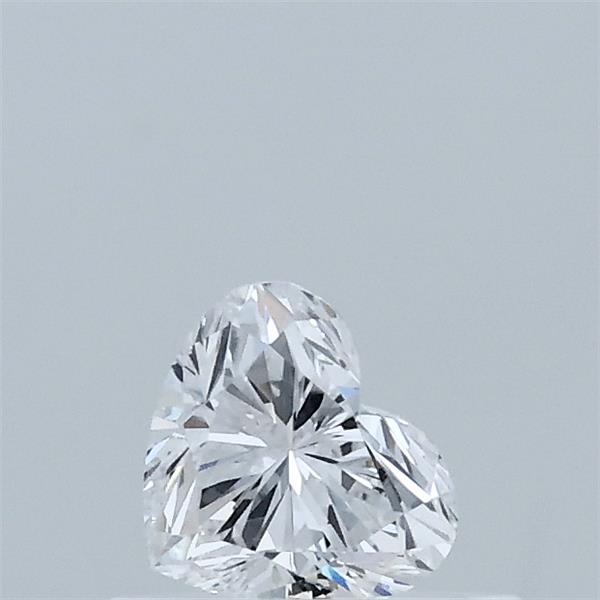 0.37 Carat Heart Lab Grown Diamond, Very Good Polish, D Color, VS1 Clarity