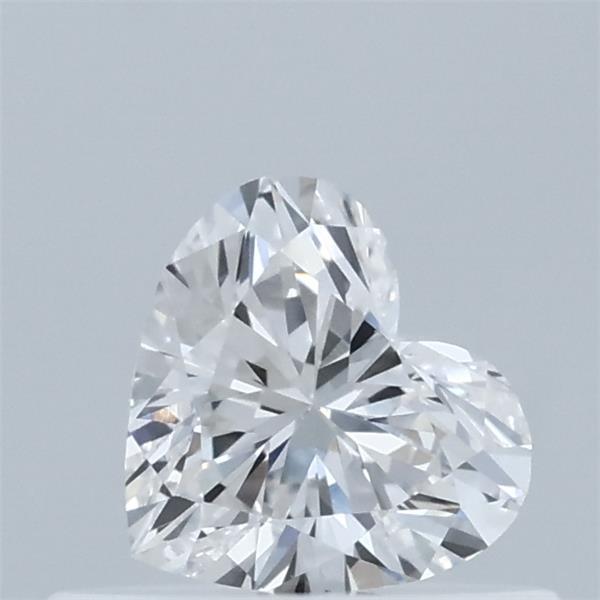 0.38 Carat Heart Lab Grown Diamond, Very Good Polish, E Color, VS1 Clarity