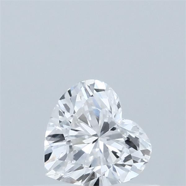 0.38 Carat Heart Lab Grown Diamond, Very Good Polish, E Color, VS1 Clarity