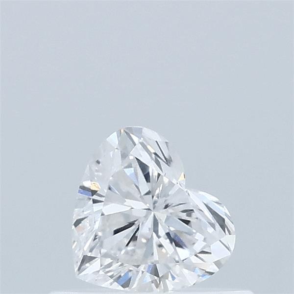 0.38 Carat Heart Lab Grown Diamond, Very Good Polish, E Color, VVS2 Clarity