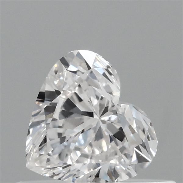 0.41 Carat Heart Lab Grown Diamond, Very Good Polish, E Color, IF Clarity