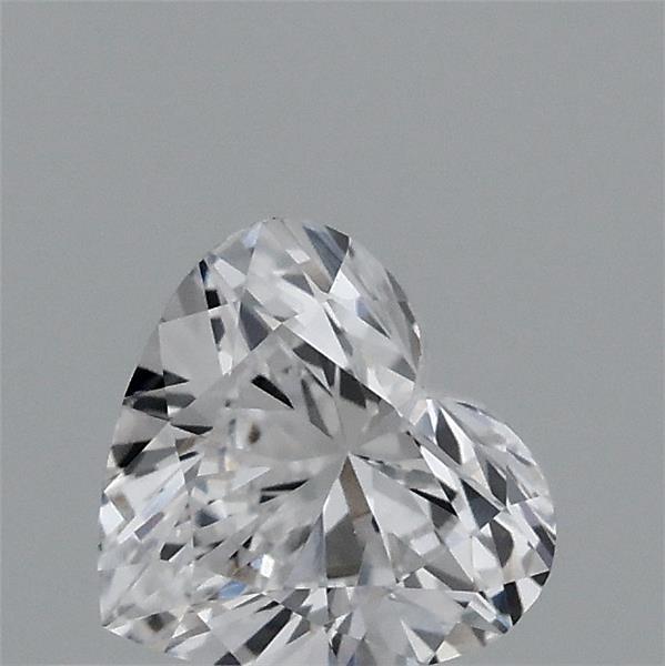 0.42 Carat Heart Lab Grown Diamond, Very Good Polish, D Color, VVS1 Clarity