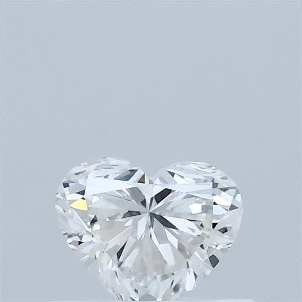 0.42 Carat Heart Lab Grown Diamond, Very Good Polish, E Color, VVS1 Clarity