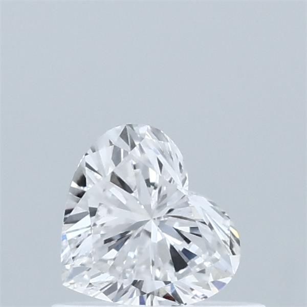 0.43 Carat Heart Lab Grown Diamond, Very Good Polish, E Color, VVS1 Clarity