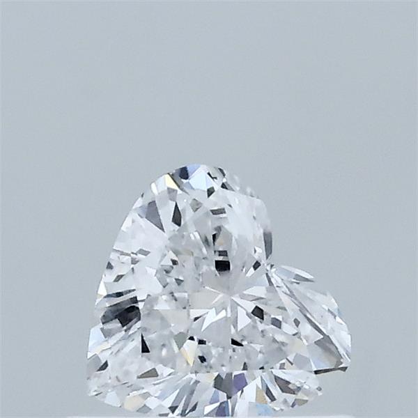 0.44 Carat Heart Lab Grown Diamond, Very Good Polish, D Color, VVS1 Clarity