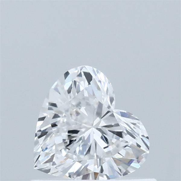 0.51 Carat Heart Lab Grown Diamond, Very Good Polish, D Color, VS1 Clarity