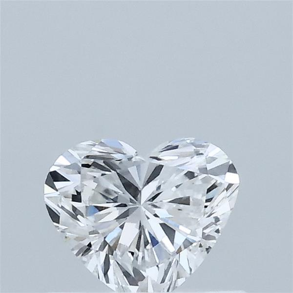0.51 Carat Heart Lab Grown Diamond, Very Good Polish, D Color, VVS2 Clarity