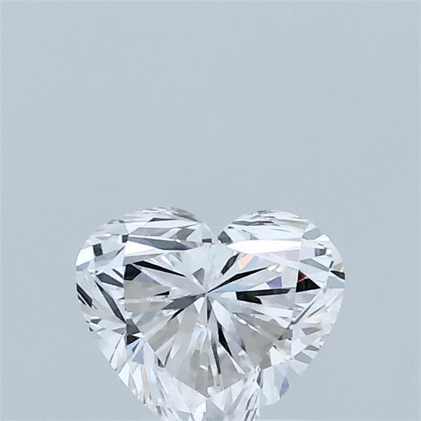 0.52 Carat Heart Lab Grown Diamond, Excellent Polish, D Color, VVS1 Clarity
