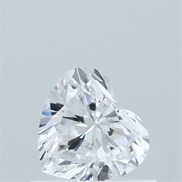 0.52 Carat Heart Lab Grown Diamond, Very Good Polish, D Color, VS1 Clarity