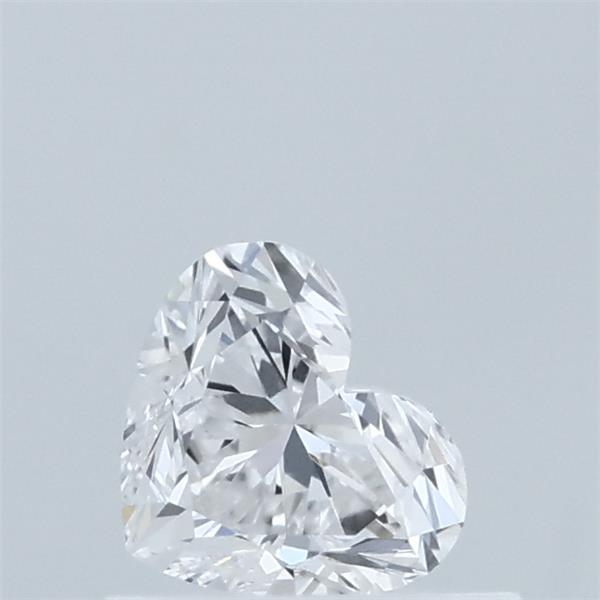 0.52 Carat Heart Lab Grown Diamond, Very Good Polish, D Color, VS1 Clarity