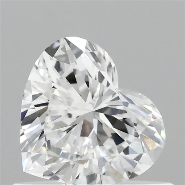 0.53 Carat Heart Lab Grown Diamond, Excellent Polish, D Color, VS1 Clarity