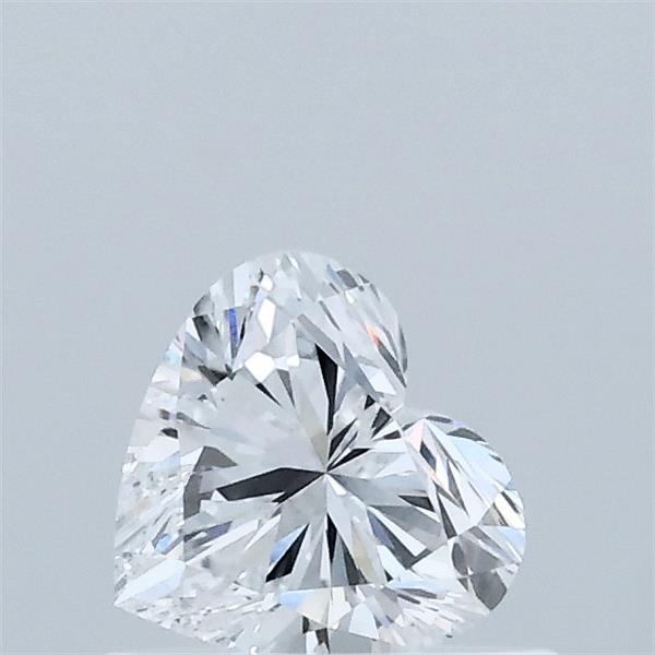 0.56 Carat Heart Lab Grown Diamond, Very Good Polish, D Color, VVS2 Clarity