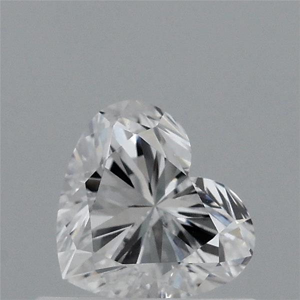 0.60 Carat Heart Lab Grown Diamond, Very Good Polish, D Color, VS1 Clarity