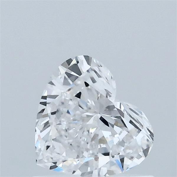 0.60 Carat Heart Lab Grown Diamond, Very Good Polish, D Color, VS1 Clarity