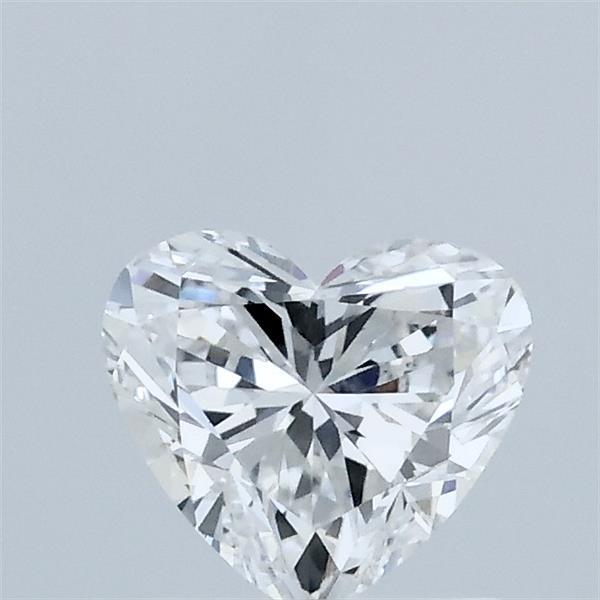 0.70 Carat Heart Lab Grown Diamond, Very Good Polish, D Color, VVS2 Clarity