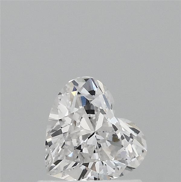 0.70 Carat Heart Lab Grown Diamond, Very Good Polish, E Color, VS2 Clarity