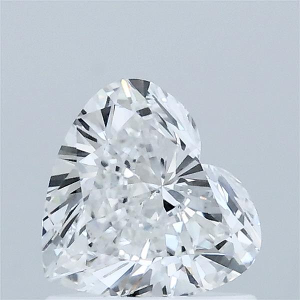 0.80 Carat Heart Lab Grown Diamond, Very Good Polish, E Color, VVS2 Clarity