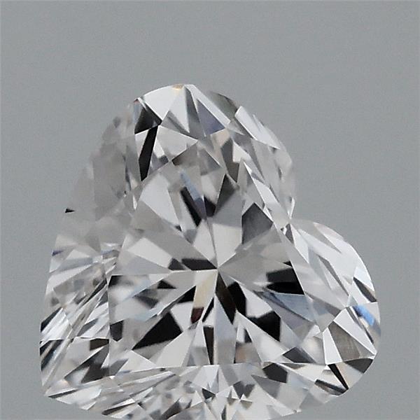 0.80 Carat Heart Lab Grown Diamond, Very Good Polish, E Color, VVS2 Clarity