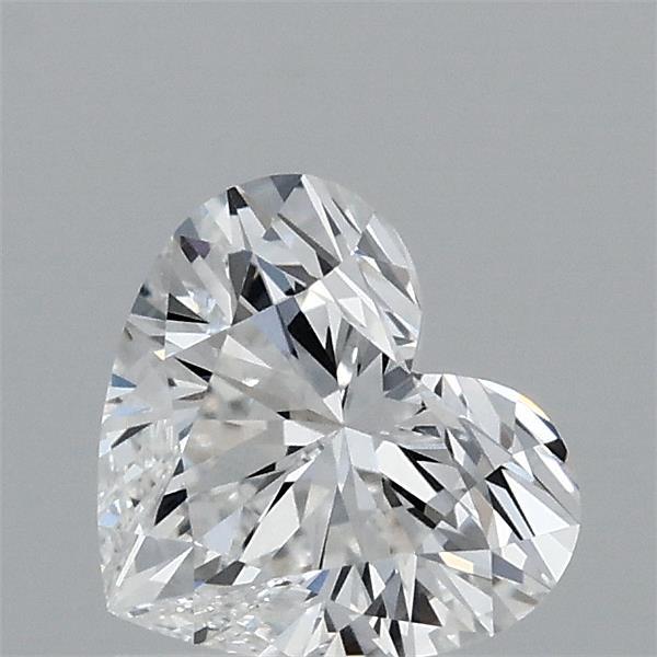0.92 Carat Heart Lab Grown Diamond, Excellent Polish, F Color, VVS2 Clarity
