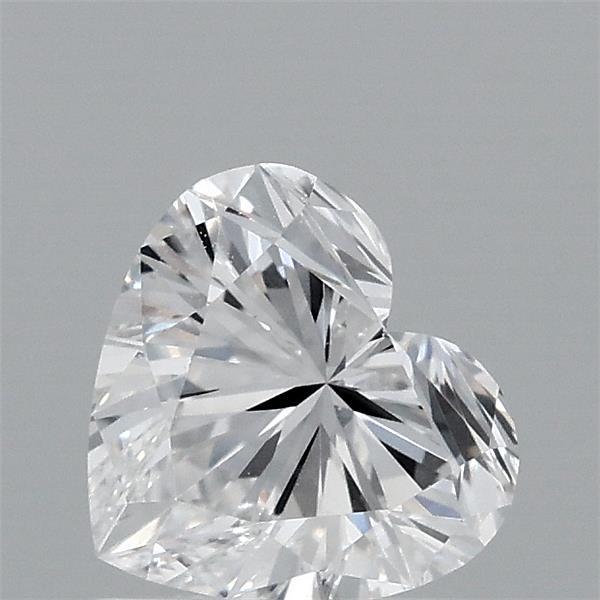 0.93 Carat Heart Lab Grown Diamond, Very Good Polish, D Color, VS1 Clarity