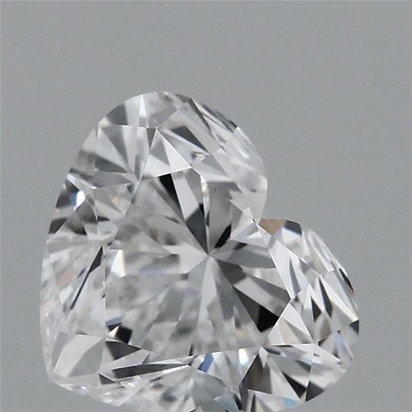 0.97 Carat Heart Lab Grown Diamond, Excellent Polish, D Color, VVS2 Clarity