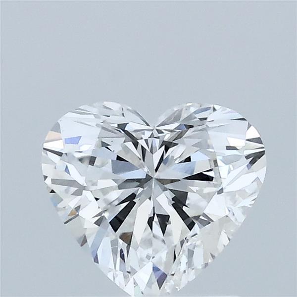 1.00 Carat Heart Lab Grown Diamond, Excellent Polish, D Color, VS1 Clarity