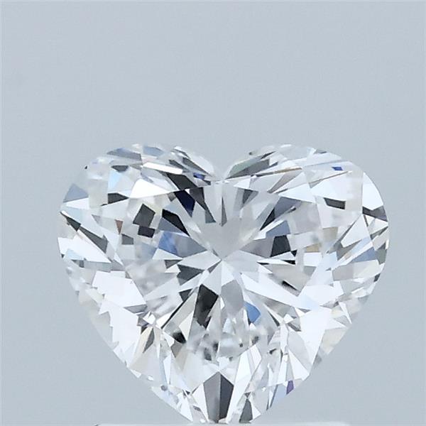1.00 Carat Heart Lab Grown Diamond, Excellent Polish, D Color, VVS2 Clarity