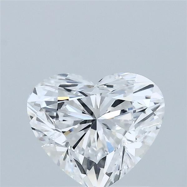 1.00 Carat Heart Lab Grown Diamond, Excellent Polish, D Color, VVS2 Clarity