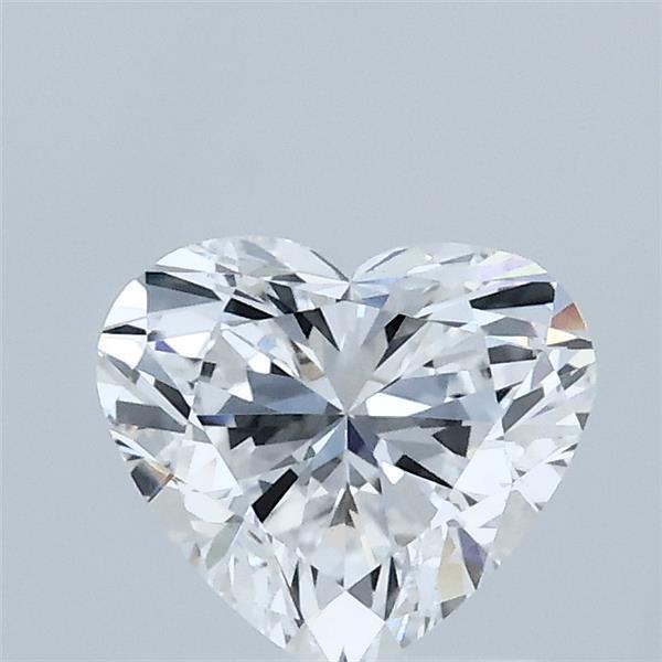 1.00 Carat Heart Lab Grown Diamond, Excellent Polish, D Color, VVS2 Clarity