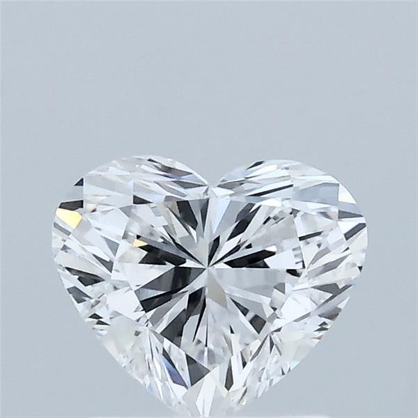1.00 Carat Heart Lab Grown Diamond, Excellent Polish, D Color, VVS2 Clarity