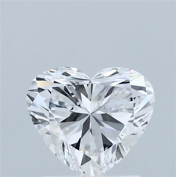 1.00 Carat Heart Lab Grown Diamond, Excellent Polish, D Color, VVS2 Clarity