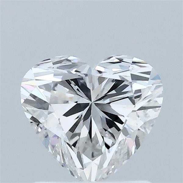 1.00 Carat Heart Lab Grown Diamond, Excellent Polish, E Color, VS1 Clarity