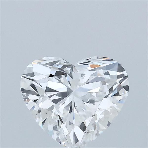 1.01 Carat Heart Lab Grown Diamond, Excellent Polish, D Color, VS1 Clarity