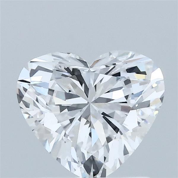 1.01 Carat Heart Lab Grown Diamond, Excellent Polish, D Color, VVS2 Clarity