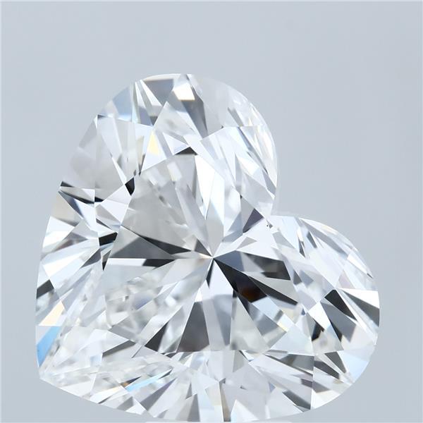 10.12 Carat Heart Lab Grown Diamond, Excellent Polish, E Color, VVS2 Clarity