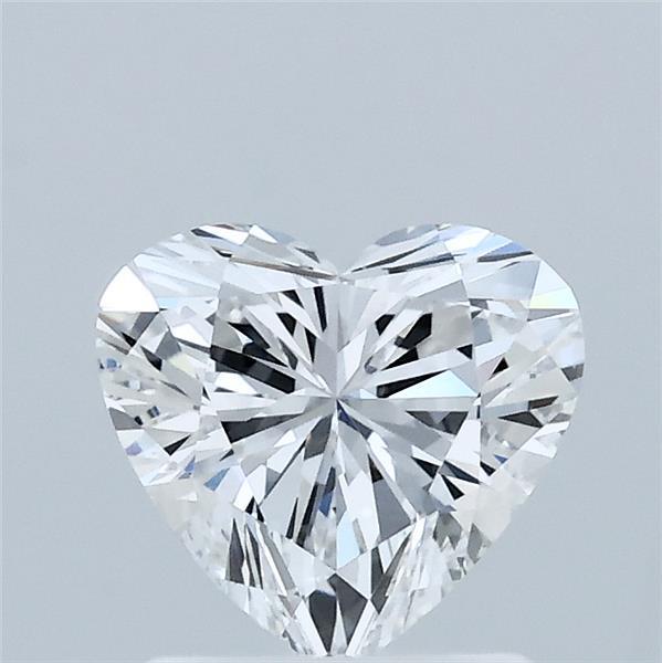 1.05 Carat Heart Lab Grown Diamond, Excellent Polish, D Color, VVS1 Clarity