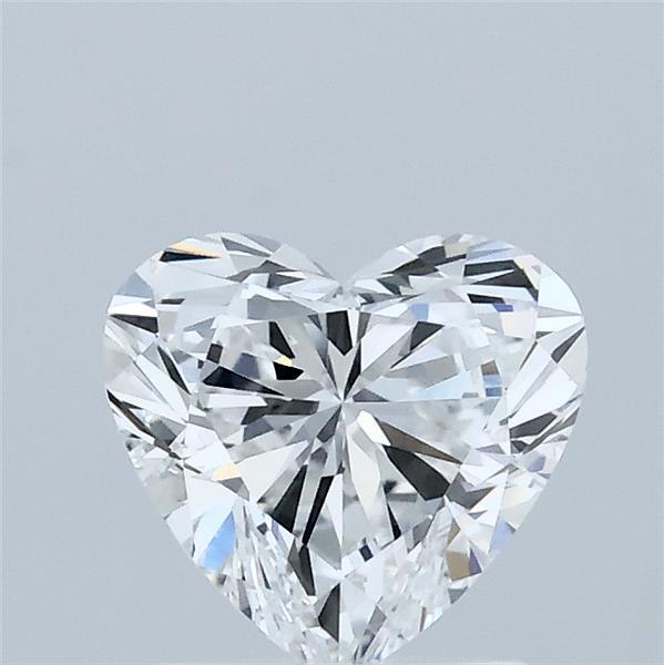 1.09 Carat Heart Lab Grown Diamond, Excellent Polish, D Color, VVS2 Clarity