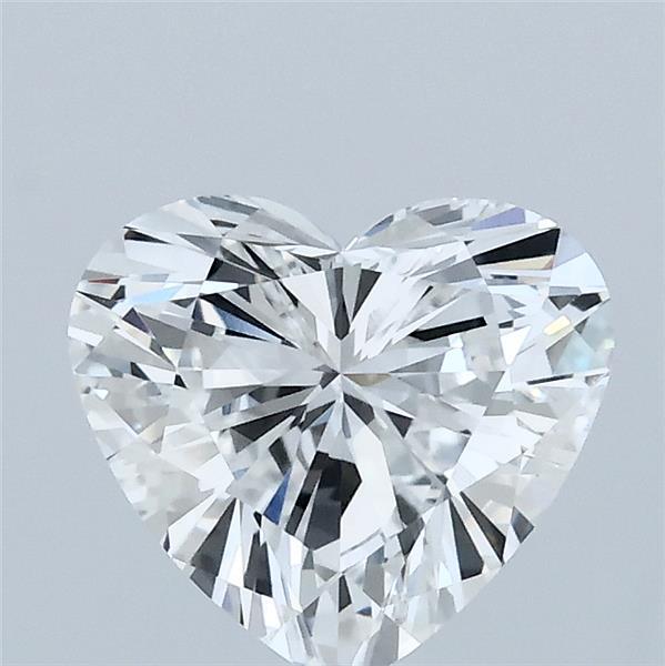 1.50 Carat Heart Lab Grown Diamond, Excellent Polish, D Color, VS1 Clarity