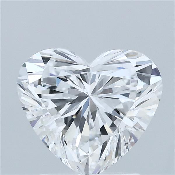 1.50 Carat Heart Lab Grown Diamond, Excellent Polish, D Color, VVS2 Clarity