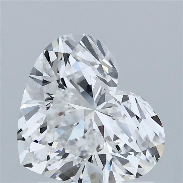 1.50 Carat Heart Lab Grown Diamond, Excellent Polish, D Color, VVS2 Clarity