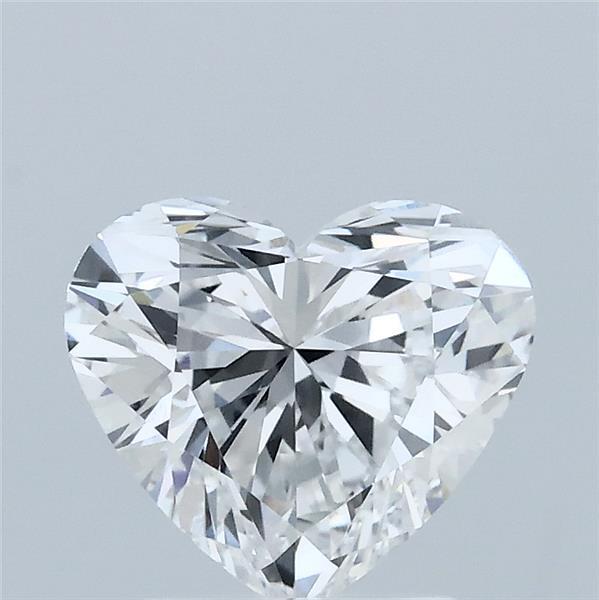 1.50 Carat Heart Lab Grown Diamond, Excellent Polish, E Color, VVS2 Clarity
